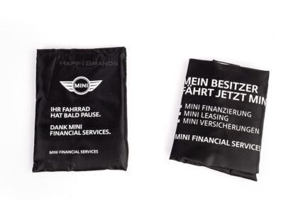Werbepraesent Werbe-Sattelregenschutz Mit Logo Fahrradsattel-Schoner